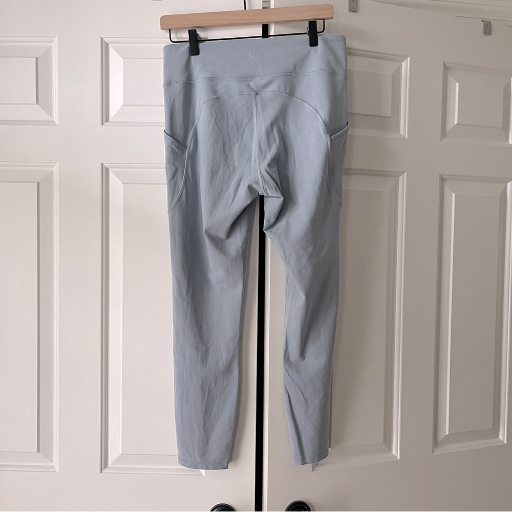 Lululemon Wunder Train HR Tight size 10 25" ice blue